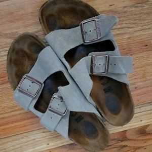 BIRKENSTOCK Arizona Suede Taupe
